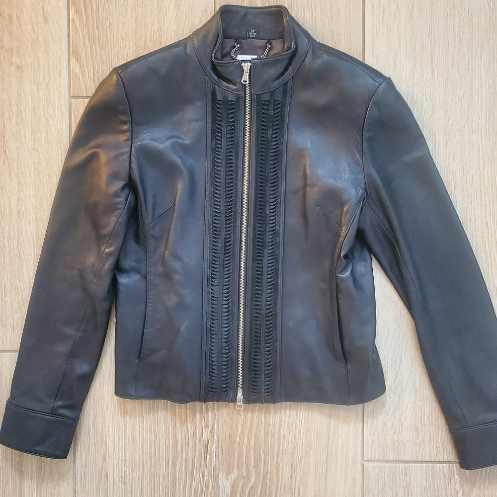Leather Jacket by Reilly Olmes